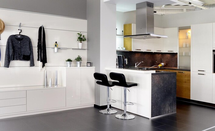 Garderobe und Küche beißen sich nicht! Garderobe und Küche beißen sich nicht!